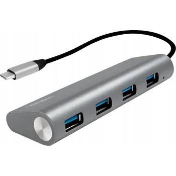USB hub LOGILINK UA0309 LOGILINK - USB-C 3.1 Hub, 4 porty, hliníkové pouzdro