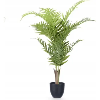 umělá květina UMĚLÁ PALMA ZELENÁ V KVĚTINÁČI 90 CM REALISTICKÁ PLAST