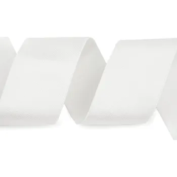 Textilní guma Saténová pruženka šíře 40 mm Varianta: 11 bílá, Balení: 1 m