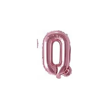 Balónek Fóliový balónek Písmeno Q růžové 81 cm (32")