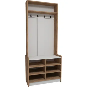 Předsíňová stěna VerDesign TRENTON předsíňová stěna, borovice / bílá