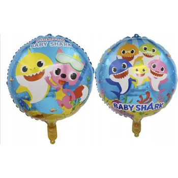 Balónek Fóliový balónek Baby Shark 45 cm oboustranný