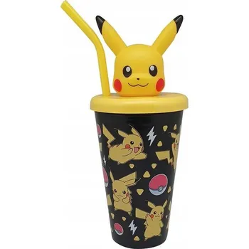 Pokemon 3D láhev se slámkou 600ml 37938
