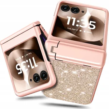 Pouzdro na mobilní telefon Zadní Kryt Erbord pro Motorola Razr 60 Ultra zlatý