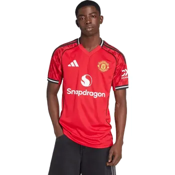 Pánský domácí fotbalový dres Adidas Manchester United 25/26 červený