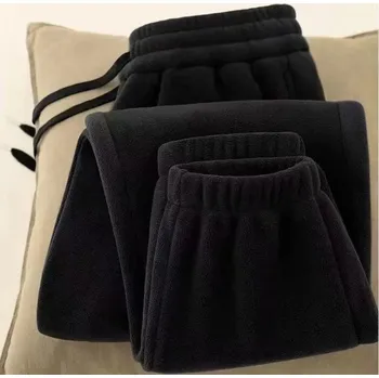 Pánské fleecové tepláky – zimní Velikost: 3XL, Barva (Varianta): K267 Black