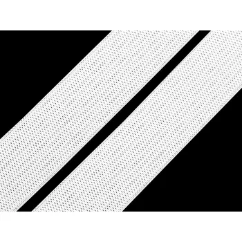 Textilní guma Pruženka tkaná šíře 20 mm Varianta: bílá, Balení: 25 m