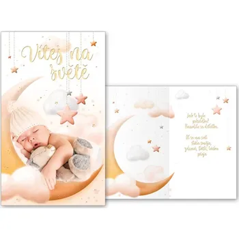 Blahopřání Vítej na světě T k narození miminka