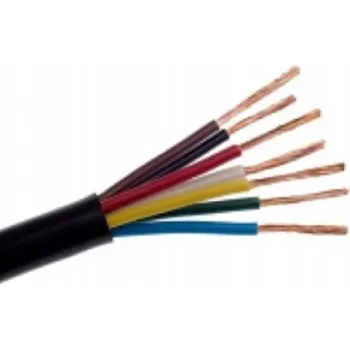 elektrický kabel Automobilový kabel pro přívěsy YLY-S 7x1,5 mm2 Elektrokabel 1 m