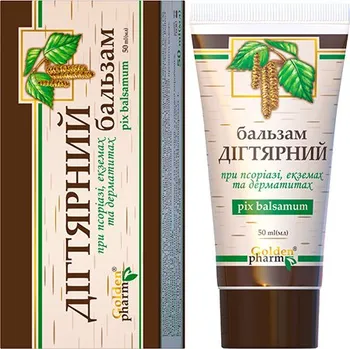 Tělový balzám Golden Pharm Balzám s březovým dehtem 50 ml