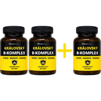 Kralovstvizdravi.cz 2+1 Královský B-Komplex + Kyselina listová 3x60 tablet