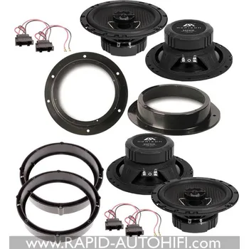 Auto Hi-Fi Reproduktory VW Jetta 2005-2016 ESX HZ62 Přední+Zadní s redukcemi