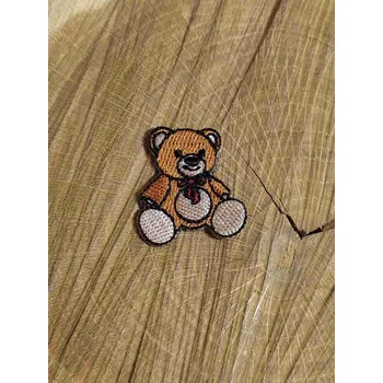 Textilní nažehlovací páska Nažehlovačka medvídek hnědý