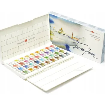 Vodová barva Akvarelové barvy Nevskaya Palitra vícebarevné 36 ks 90 ml