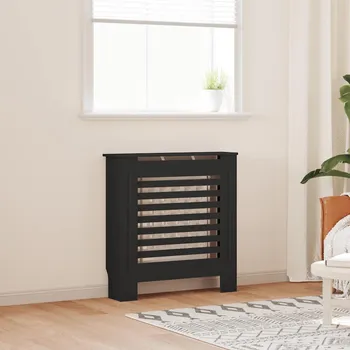 Hlavice pro radiátor Nábytek XL Kryt na radiátor MDF černý 78 cm 325564
