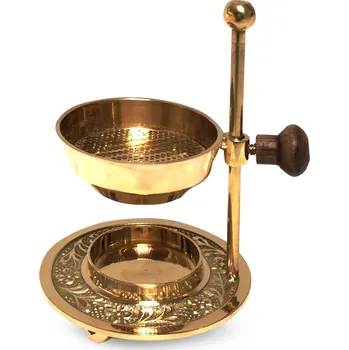 Mani Bhadra Mani Bhadra Kadidelnice Mosazný vykuřovací stojánek, 11 x 8 cm