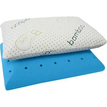 Polštář Bazyl.cz Polštář z paměťové pěny BLUE ICE 12cm - 40 x 60 cm