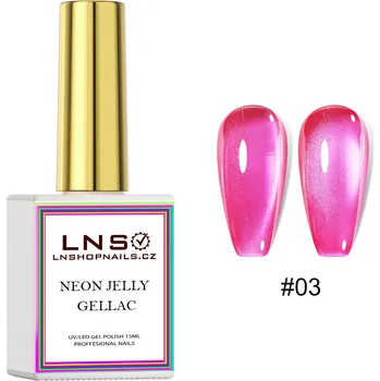 Lak na nehty 3. GELLAC LNS – NEON JELLY CAT EYES | 15ML