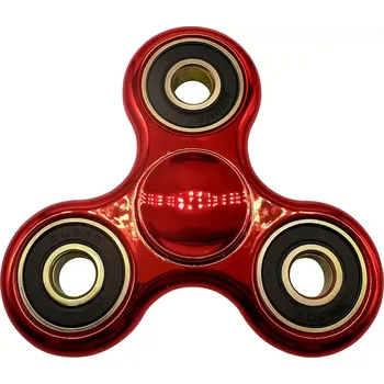 Gadget Fidget Spinner, 4ložiskový metalický červený