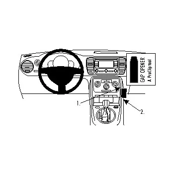 Brodit ProClip montážní konzole na palubní desku pro Volkswagen Beetle 12-19, 854712