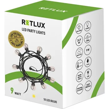 Retlux RGL 115 party řetěz 10 LED teplá…