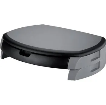 Podstavec pod monitor Stojan pod monitor Q-Connect se zásuvkou,černošedý