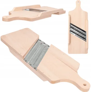 Struhadlo KRÁJEČ NA ZELENINY ZELÍ CIBULE DŘEVĚNÉ RUČNÍ STRUHADLO MIZERII OKURKA