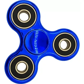 Gadget Fidget Spinner, 4ložiskový metalický modrý