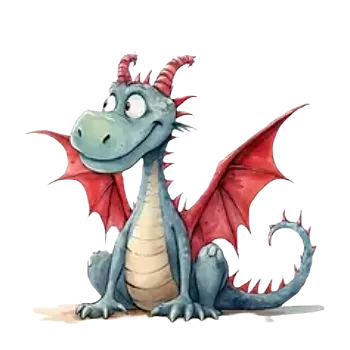 Nažehlovací obrázek - dráček III (8,0 x 7,2 cm)