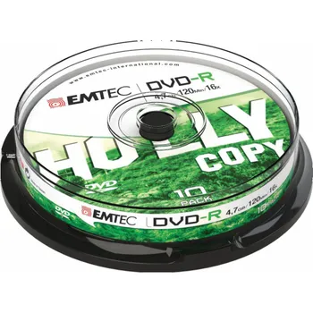 DVD film Emtec DVD-R 4,7GB 16x Holly Copy 10 pcs