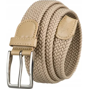 Opasek Pásek ke kalhotám Rovicky béžový elastický s klasickou sponou