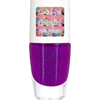 Přípravek na nehty LOVELY Barevný lak na nehty Neonový č. 2 Fialový