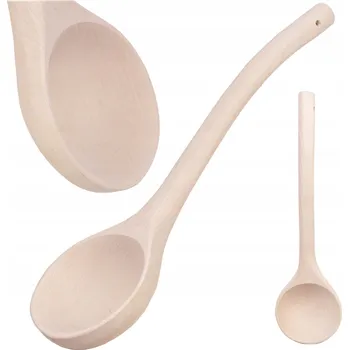 Naběračka NABĚRAČKA DO SAUNY DŘEVĚNÁ LŽÍCE NA VODU ČERPADLO NA POLÉVÁNÍ KAMENŮ