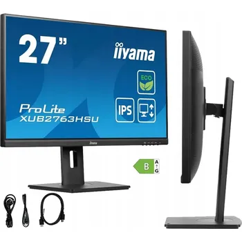 Monitor LED monitor iiyama XUB2763HSU-B1 27" 1920 x 1080 px IPS / PLS
