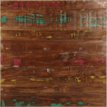 Nábytek vidaXL Stolní deska 70 x 70 x 3,8 cm čtvercová mangovníkové dřevo [370997] Barva: Recyklované dřevo (vícebarevné)