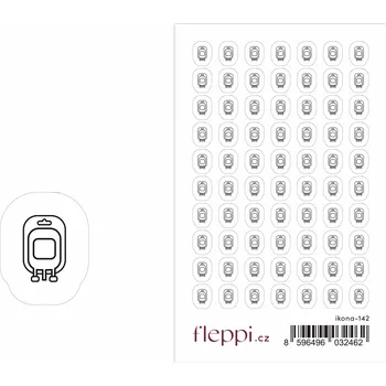 samolepka Fleppi Samolepky ikonky - Vak na krev/plazmu