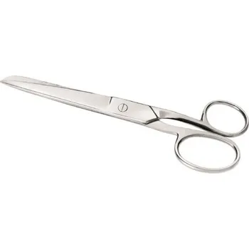 Nůžky celokovové - nikl, 17,8 cm