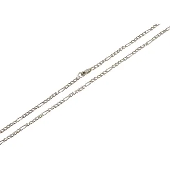 Řetízek Stříbrný řetízek Figaro, 45 cm, 7 g, Ag 925