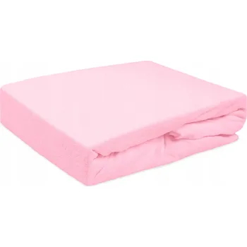 Prostěradlo Froté Prostěradlo s gumou 140x200 RŮŽOVÉ 5 DARYmex