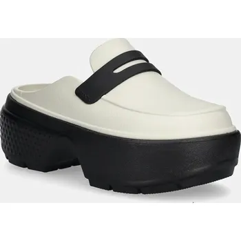 Dámská obuv Pantofle Crocs Stomp Loafer Clog, 39/40, béžová, 01X