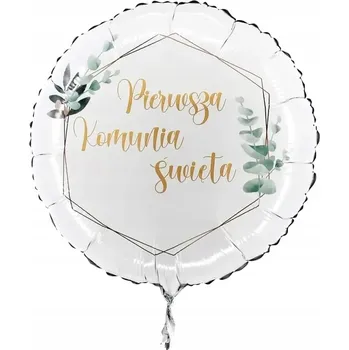 Balónek Fóliový balónek První Svaté Přijímání Eukalyptus