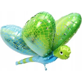 Balónek Fóliový balónek VÁŽKA 3D ZELENÁ 87x61 cm