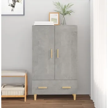 Příborník do zásuvky Nábytek XL Komoda betonově šedá 70 x 31 x 115 cm kompozitní dřevo 812568