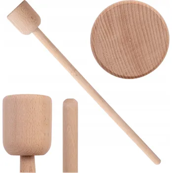 Obraz KLOUB K NAKLÁDÁNÍ, DŘEVĚNÝ TLOUK NA KVAŠENÍ ZELÍ A ZELENINY, ROZDRTÍ ZELÍ