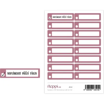 samolepka Fleppi Samolepky To do boxy