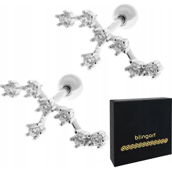 Náušnice Stříbrné náušnice znamení zvěrokruhu PANNA stříbro 925