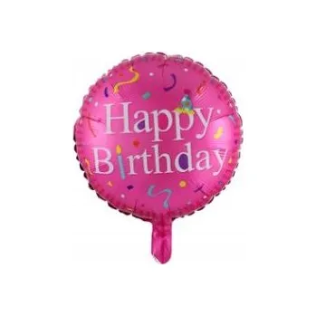 Balónek Fóliový balónek k narozeninám "Happy Birthday"