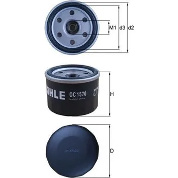 Olejový filtr Olejový filtr MAHLE ORIGINAL OC 1570