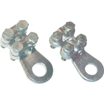 Kabelové oko Tracon WCJC-25-35 Neizol. Cu kabelová oka příložková, chromovaná slitina mědi 25-35mm2, M10, 2x(M5x23) (Tracon WCJC-25-35)