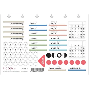 samolepka Fleppi Srpen 2025 | arch 6